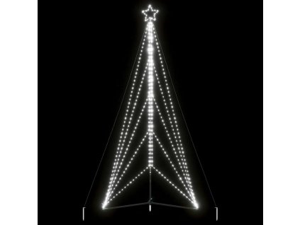 LED vánoční stromek 615 studených bílých LED diod 404,5 cm 4016421