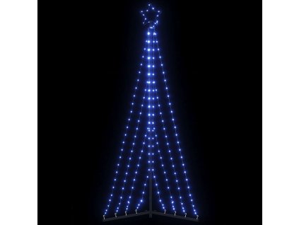 LED vánoční stromek 339 modrých LED 187 cm 4016430