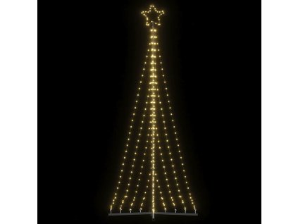 LED vánoční stromek 447 teplých bílých LED diod 249 cm 4016432