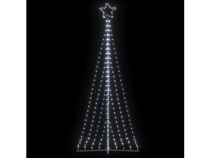 LED vánoční stromek 447 studených bílých LED diod 249 cm 4016433