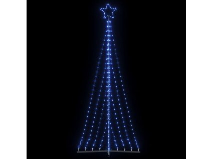 LED vánoční stromek 447 modrých LED diod 249 cm 4016434