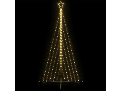 LED vánoční stromek 570 teplých bílých LED diod 399 cm 4016440