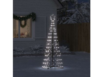 LED vánoční stromek 200 studených bílých LED diod 180 cm 4016449