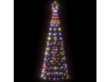 LED vánoční stromek 200 barevných LED diod 182 cm 4016451