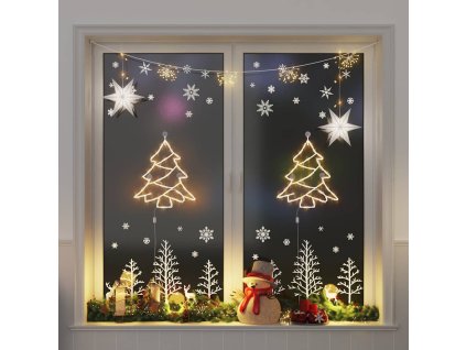 Vánoční osvětlení vánoční stromek silueta 2ks 35 LED teplá bílá 4019597