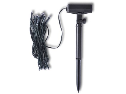 Solární 24 LED světelný řetěz - zapichovací - 3,8 m - 2 ks 40873