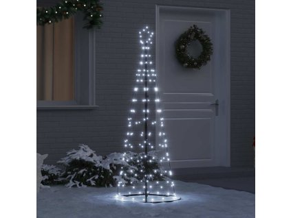 LED vánoční strom s 390 LED diodami Studená bílá 250 cm Železo 42018758