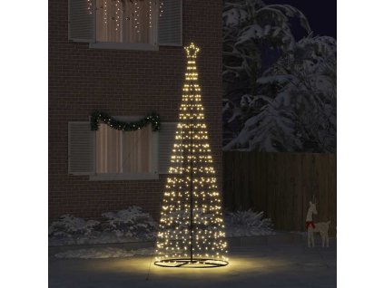 LED vánoční strom s 800 LED diodami Teplá bílá 400 cm Železo 42018761