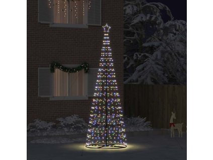LED vánoční strom s 800 LED diodami Vícebarevný 400 cm Železo 42018763