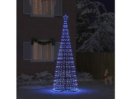 LED vánoční strom s 800 LED diodami Modrá 400 cm Železo 42018764