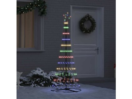 LED vánoční strom s stojanem Vícebarevný 71 x 71 x 184.5 cm kov 42018782