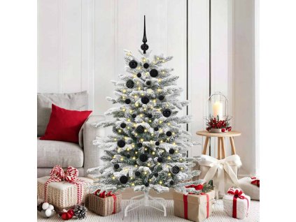 Sada vánočních ozdob s 150 LED diodami 61 pcs Černá Plast 42018827