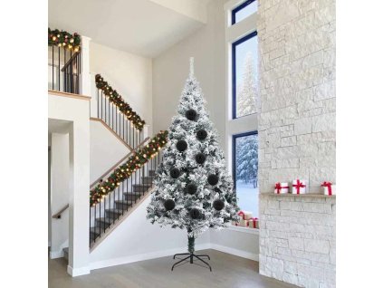 Sada vánočních ozdob 4 pcs Černá Plast 42018859