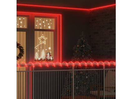 Světelný provaz s 240 LED diodami Červená 10 m PVC 42018930