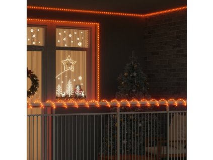 Světelný provaz s 480 LED diodami Teplá bílá 20 m PVC 42018936