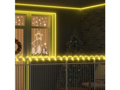 Světelný provaz s 1200 LED diodami Teplá bílá 50 m PVC 42018942