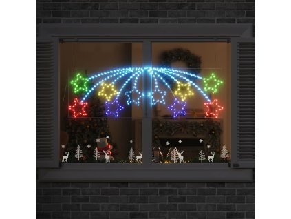 Vánoční hvězda s 432 LED diodami Vícebarevný 180 x 57 cm PVC 42018956