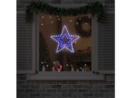 Vánoční hvězda Studená bílá 51,5 x 50 x 0,65 cm Železo 42018959