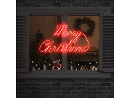 Vánoční značka s 216 LED diodami Červená 99 x 55 x 13 cm Železo 42018961