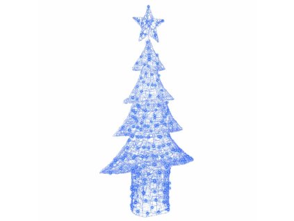 Vánoční stromeček s 240 LED diodami Modrá 180 cm Akryl 42018983