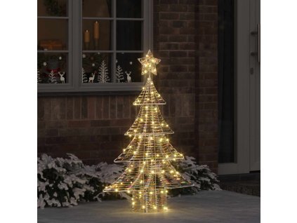 Vánoční stromeček s 120 LED diodami Teplá bílá 120 cm PET 42018985