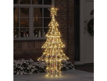 Vánoční stromeček s 240 LED diodami Teplá bílá 180 cm PET 42018987