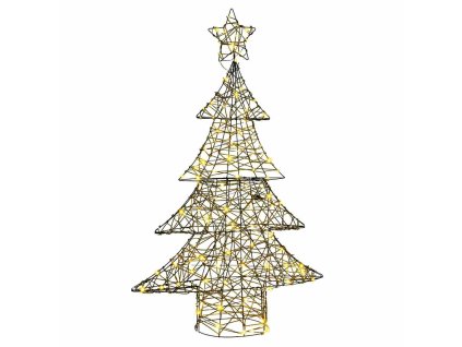 Vánoční stromeček s 120 LED diodami Teplá bílá 120 cm Ratan 42018991