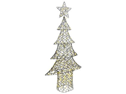 Vánoční stromeček s 240 LED diodami Teplá bílá 180 cm Ratan 42018993