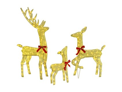 Rodina sobů 3 pcs Teplá bílá 68 x 26 x 127 cm textil 42019054