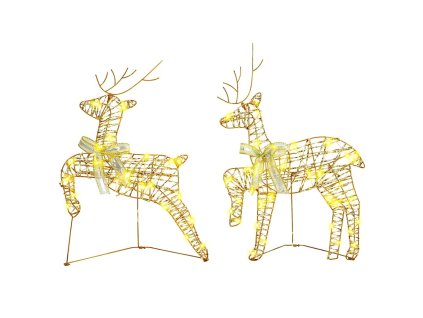 LED Sobové s 40 LED diodami 2 pcs Teplá bílá PET 42019142