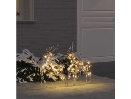 LED Sobové s 40 LED diodami 2 pcs Teplá bílá PET 42019142