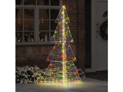 Vánoční stromeček s 240 LED diodami Vícebarevný 180 cm Akryl 42019213