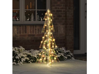 Vánoční stromeček s 100 LED diodami Teplá bílá 120 cm PET 42019214