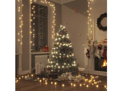 Světelný řetěz s 2000 LED dovnitř a ven 200 m IP44 teplá bílá 51298