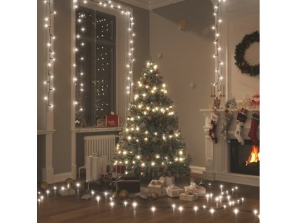 Světelný řetěz s 2000 LED dovnitř a ven 200 m IP44 studená bílá 51299