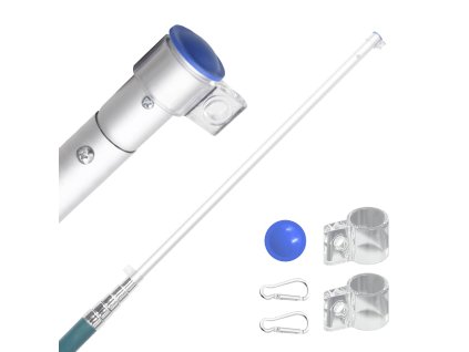 Vlajka Polska a stožár 5,5 m hliník 3147133