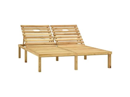 Dvojité lehátko zeleně impregnovaná borovice 315398