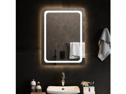 Koupelnové zrcadlo s LED osvětlením 60 x 80 cm 3154096