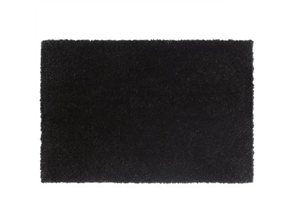 Rohožka před dveře černá 40 x 60 cm kokosové vlákno 155570