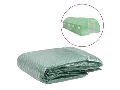 Náhradní plachta na skleník (18 m²) 300 x 600 x 200 cm zelená 316431