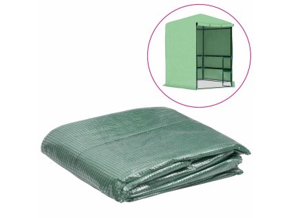 Náhradní plachta na skleník (6,5025 m²) 255x255x194 cm zelená 316450
