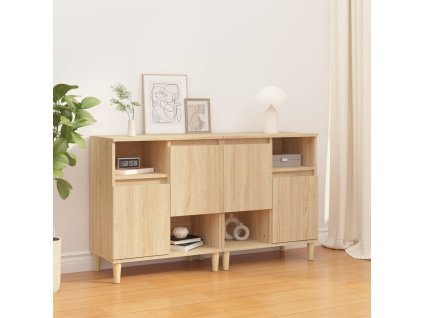 Příborníky 2 ks dub sonoma 60 x 35 x 70 cm kompozitní dřevo 3185722