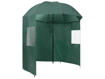 Rybářský přístřešek zelený 220 x 193 cm 318835
