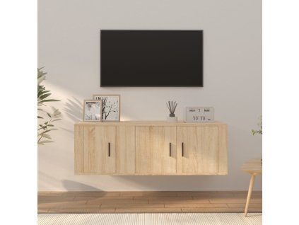 2dílný set TV skříněk dub sonoma kompozitní dřevo 3188409