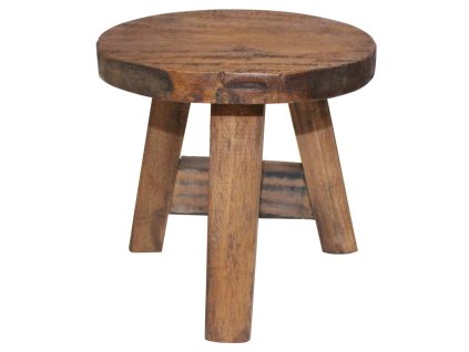 Stolička masivní mahagonové dřevo 244508