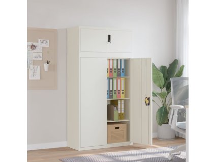 Kartotéka bílá 90 x 40 x 180 cm ocel 3188313