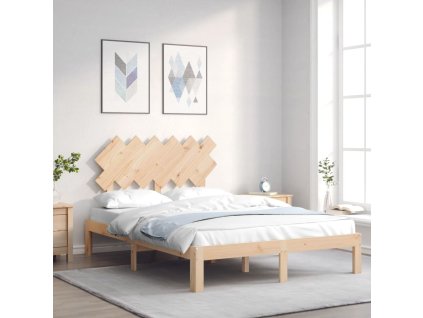 Rám postele s čelem Double masivní dřevo 3193701