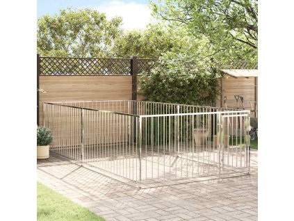 Venkovní psí kotec 200 x 400 x 100 cm 144490