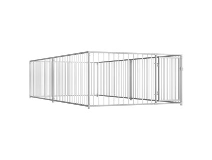 Venkovní psí kotec 200 x 400 x 100 cm 144490