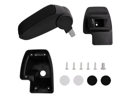 Loketní opěrka do auta černá 15 x 35 x (33–49,5) cm ABS 154687